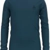 Odlo Merino 200 Haut col ras du cou à manches longues Enfant, gris -Sous-vêtements Soldes odlo merino 200 top crew neck l s kids deep dive 1