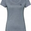 Odlo Natural + Light BL T-shirt Manches courtes Col ras-du-cou Femme, rouge
