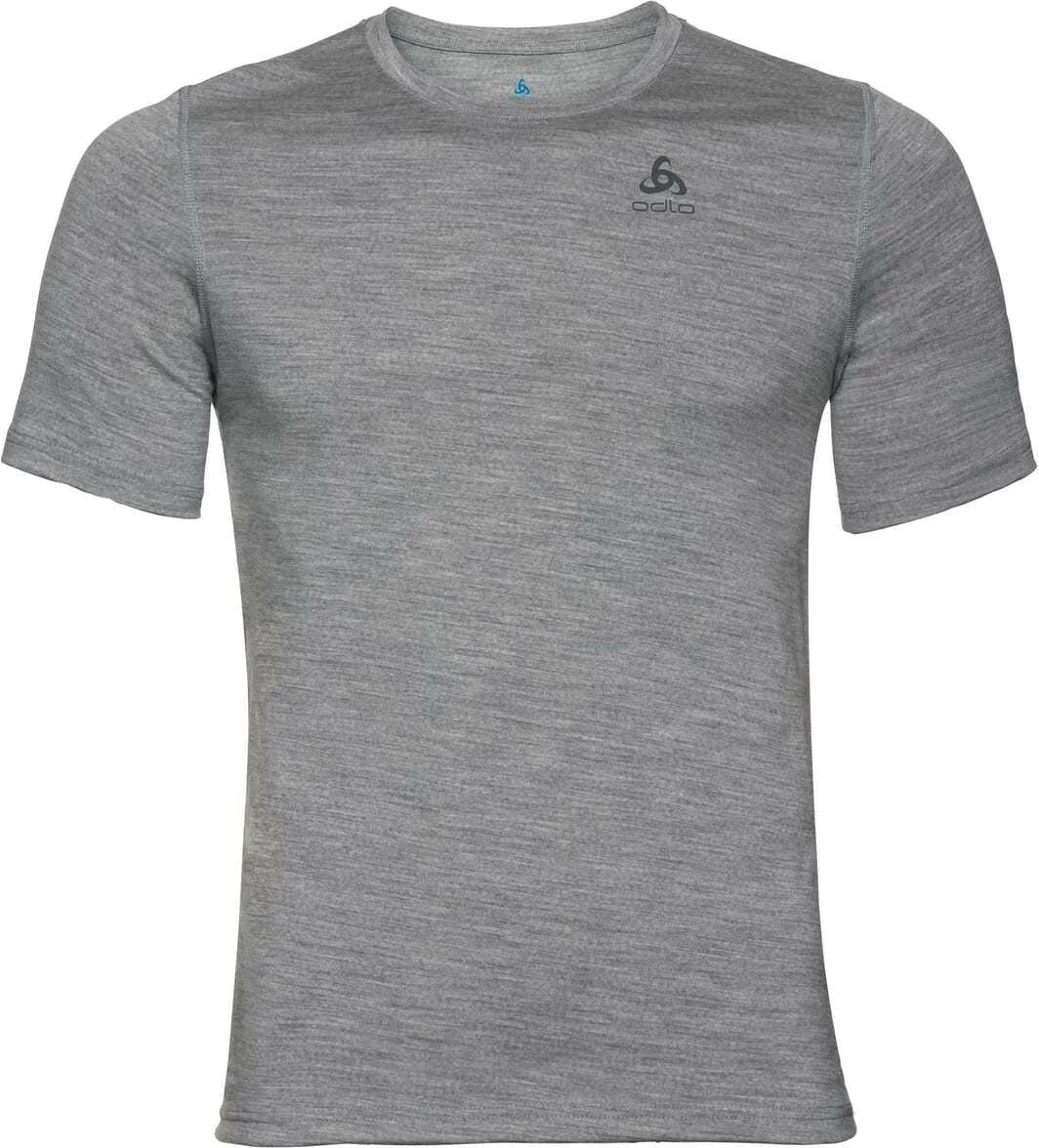 Odlo Natural T-shirt en mérinos à col ras-du-cou Homme, gris 3 Odlo Natural T-shirt en mérinos à col ras-du-cou Homme, gris
