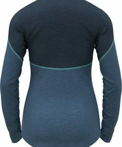 Odlo Revelstoke Performance Wool 150 Haut couche de base col ras du cou manches longues Femme, gris 5 Odlo Revelstoke Performance Wool 150 Haut couche de base col ras du cou manches longues Femme, gris -Sous-vêtements Soldes odlo revelstoke performance wool 150 ls baselayer crew neck top women blue wing teal melange polynya 2