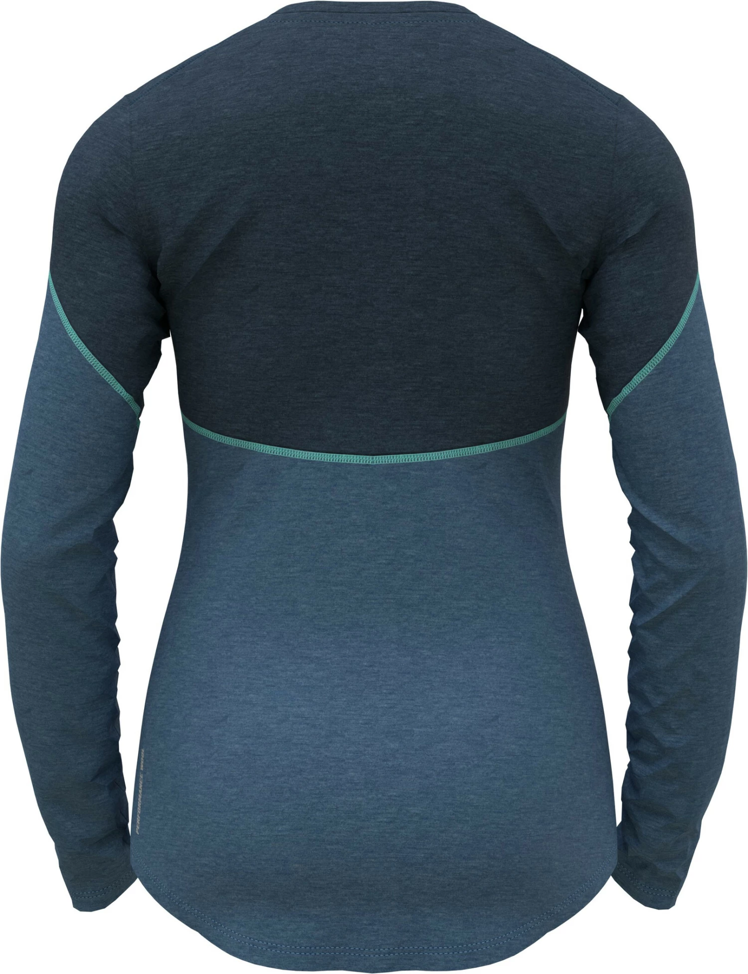 Odlo Revelstoke Performance Wool 150 Haut couche de base col ras du cou manches longues Femme, gris 4 Odlo Revelstoke Performance Wool 150 Haut couche de base col ras du cou manches longues Femme, gris – Image 2