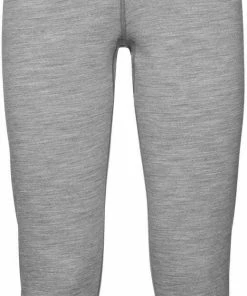 Odlo SUW Natural 100% Merino Warm Pantalon 3/4 Femme, noir