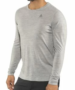 Odlo Suw Natural T-shirt manches longues à col ras-du-cou Homme, gris 7 Odlo Suw Natural T-shirt manches longues à col ras-du-cou Homme, gris -Sous-vêtements Soldes odlo suw natural alusvaatteet miehet grey melange grey melange 1