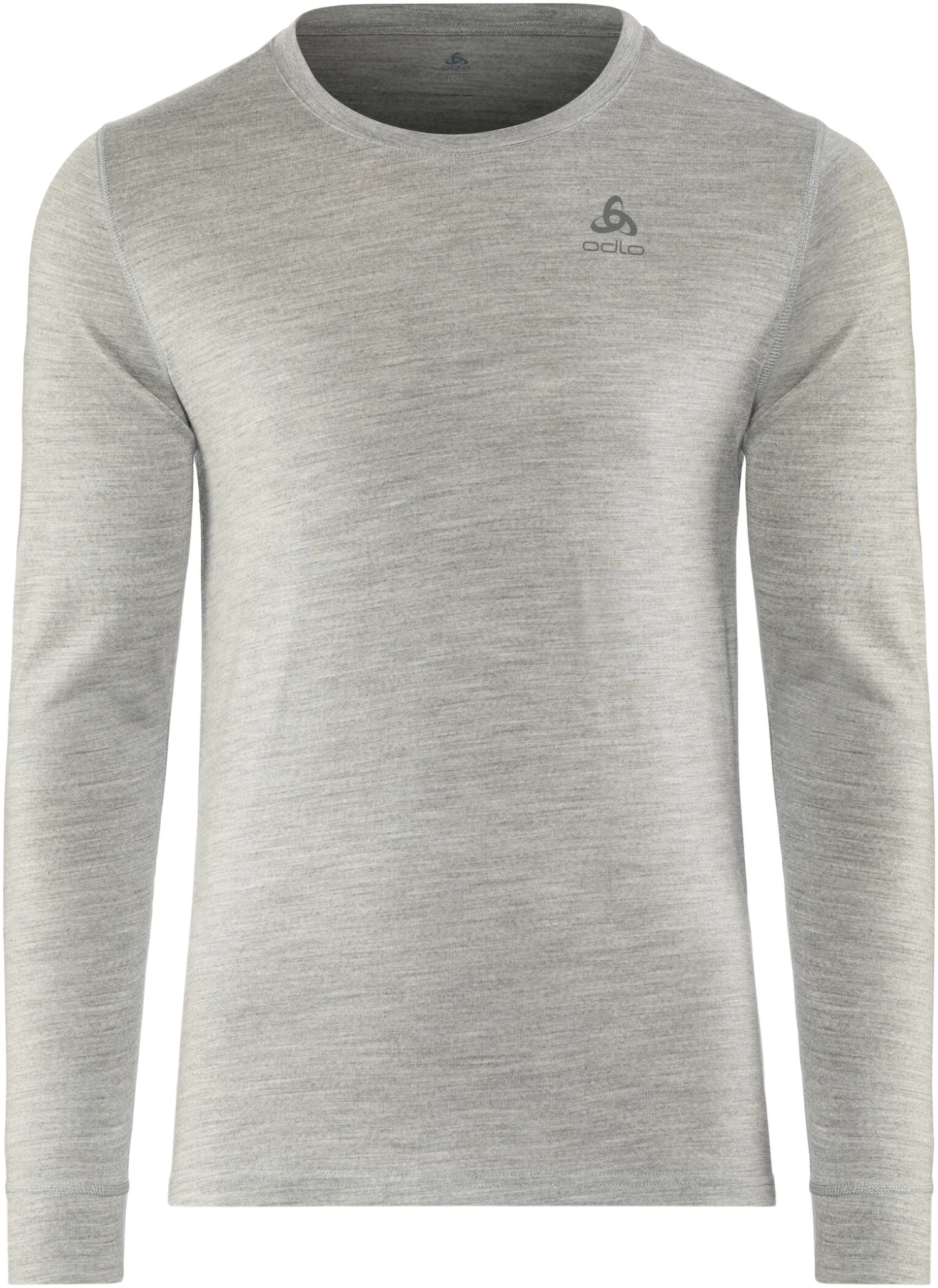 Odlo Suw Natural T-shirt manches longues à col ras-du-cou Homme, gris 3 Odlo Suw Natural T-shirt manches longues à col ras-du-cou Homme, gris