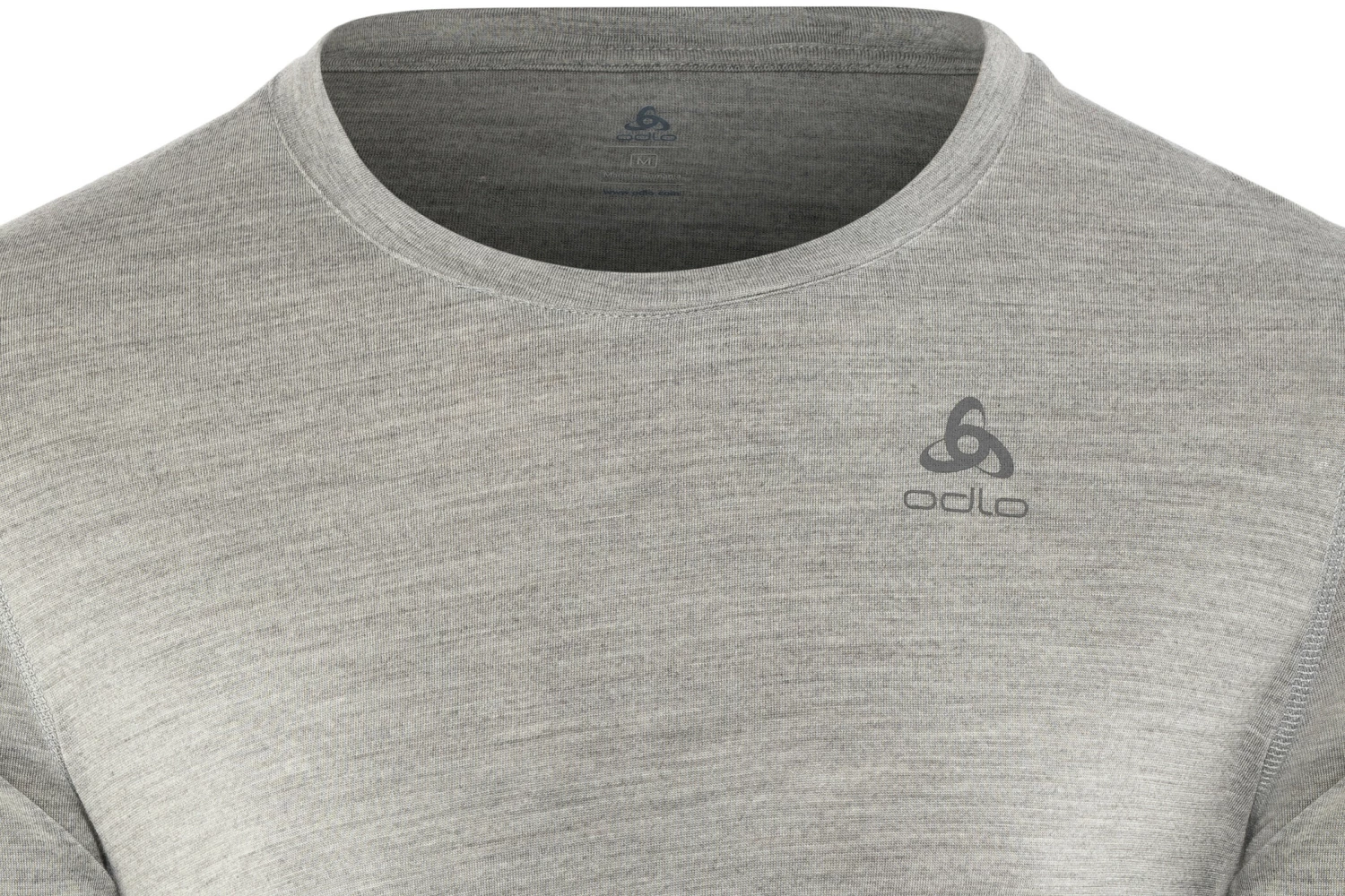 Odlo Suw Natural T-shirt manches longues à col ras-du-cou Homme, gris 6 Odlo Suw Natural T-shirt manches longues à col ras-du-cou Homme, gris – Image 4