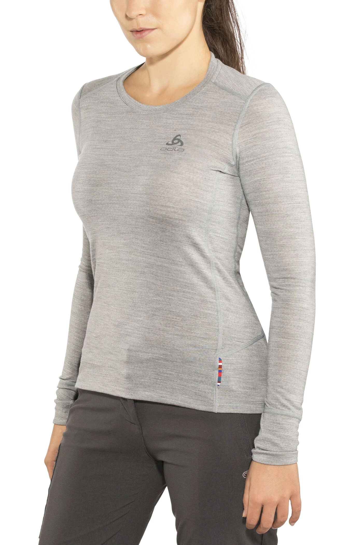 Odlo Suw Natural T-shirt manches longues à col ras-du-cou Femme, noir 4 Odlo Suw Natural T-shirt manches longues à col ras-du-cou Femme, noir – Image 2