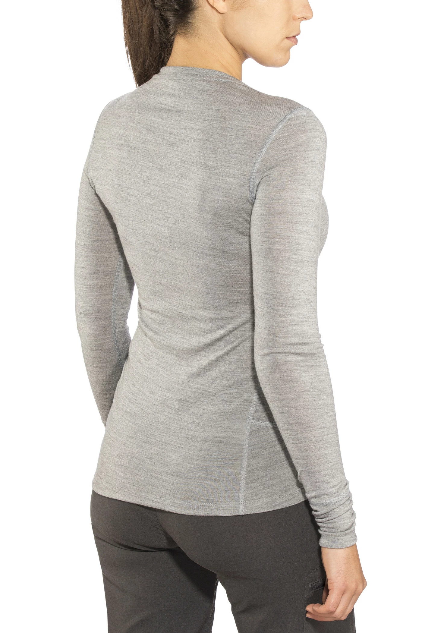 Odlo Suw Natural T-shirt manches longues à col ras-du-cou Femme, noir 5 Odlo Suw Natural T-shirt manches longues à col ras-du-cou Femme, noir – Image 3