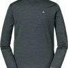 Schöffel Merino Turtle Neck Men, noir -Sous-vêtements Soldes schoeffel merino turtle neck men pirate black 1