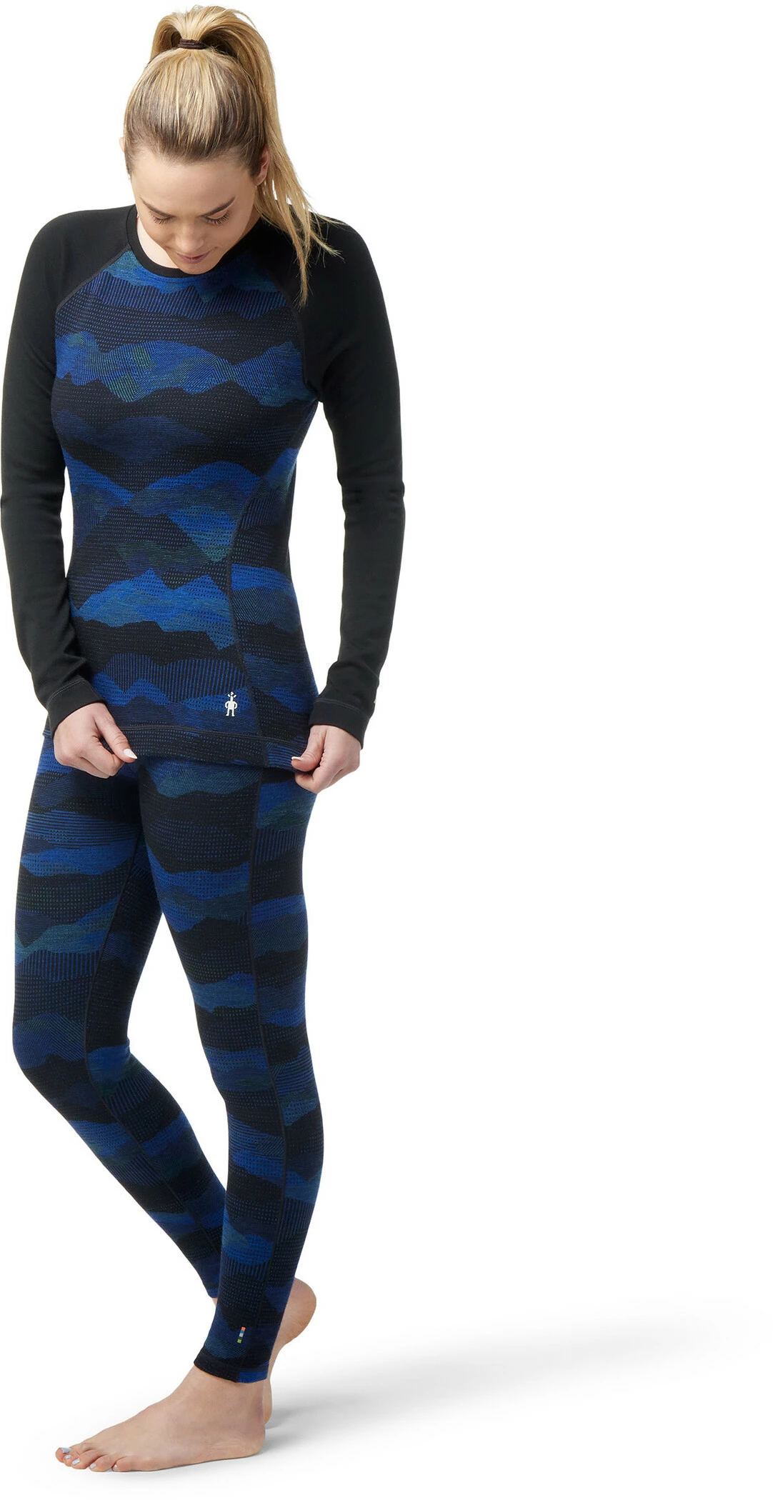 Smartwool Merino 250 Pattern Haut couche de base ras-du-cou Femme 4 Smartwool Merino 250 Pattern Haut couche de base ras-du-cou Femme – Image 2