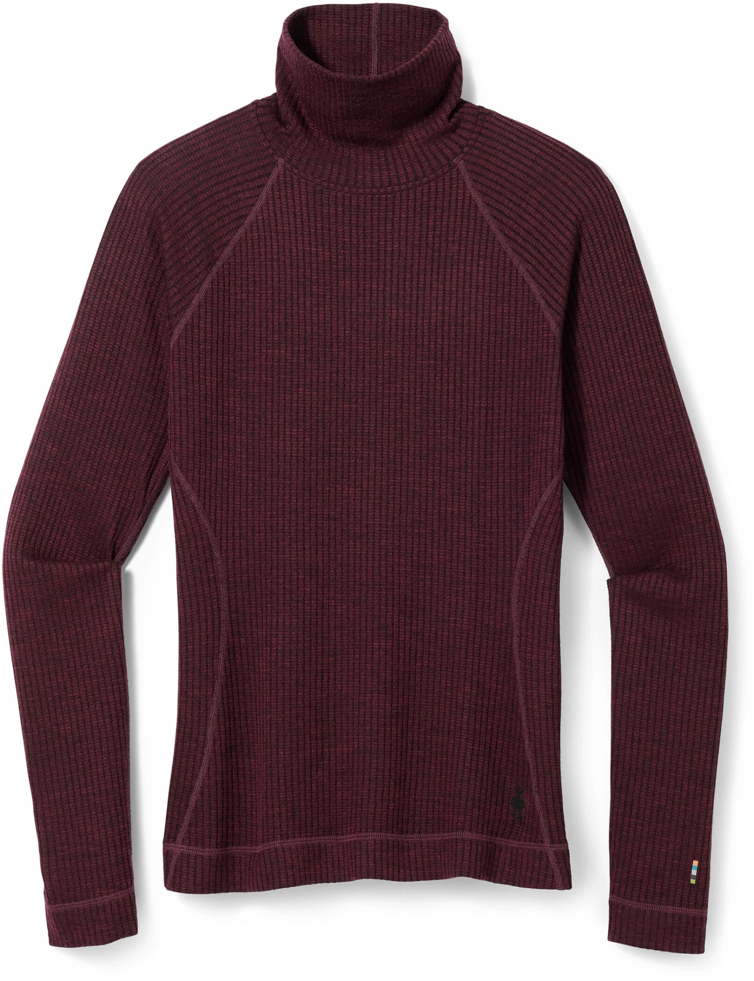 Smartwool Thermal Merino Rib Haut à col roulé Femme, gris 3 Smartwool Thermal Merino Rib Haut à col roulé Femme, gris