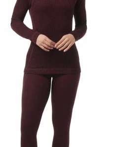 Smartwool Thermal Merino Rib Haut à col roulé Femme, gris 6 Smartwool Thermal Merino Rib Haut à col roulé Femme, gris -Sous-vêtements Soldes smartwool thermal merino rib turtleneck top women black cherry heather 2
