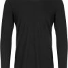 Super.natural Base 230 T-shirt à col ras-du-cou Homme, noir -Sous-vêtements Soldes supernatural base 230 rundhalsshirt herren jet black 1