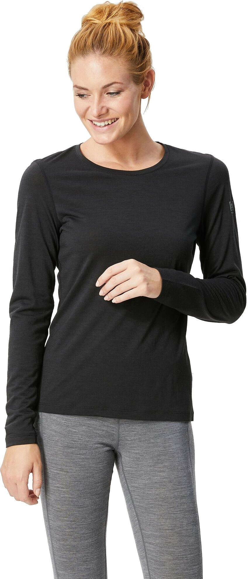 Super.natural Base 175 T-shirts manches longues Femme, gris 5 Super.natural Base 175 T-shirts manches longues Femme, gris – Image 3