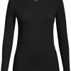 Super.natural Base 175 T-shirts manches longues Femme, noir