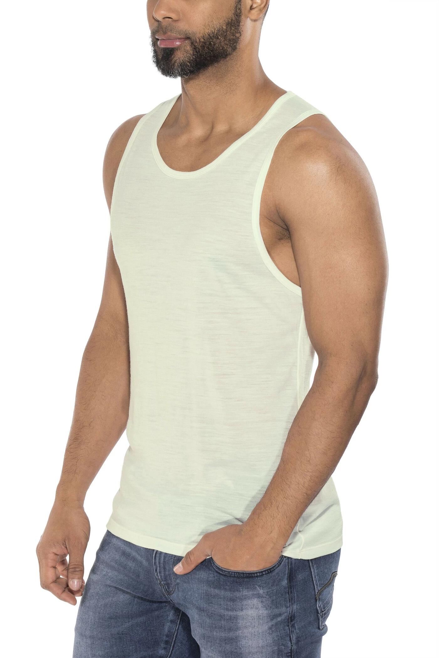 Super.natural Base 140 Débardeur Homme, gris 4 Super.natural Base 140 Débardeur Homme, gris – Image 2