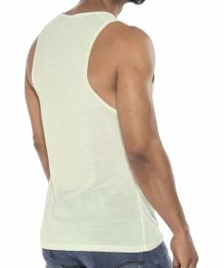Super.natural Base 140 Débardeur Homme, blanc -Sous-vêtements Soldes supernatural base tank 140 miehet fresh white 3 2