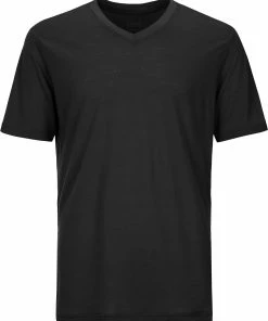 Super.natural Base 140 T-shirt à col en V Homme, bleu