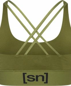 Super.natural Super Haut Femme, noir -Sous-vêtements Soldes supernatural super top women avocado 2 2