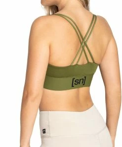 Super.natural Super Haut Femme, noir -Sous-vêtements Soldes supernatural super top women avocado 4 2