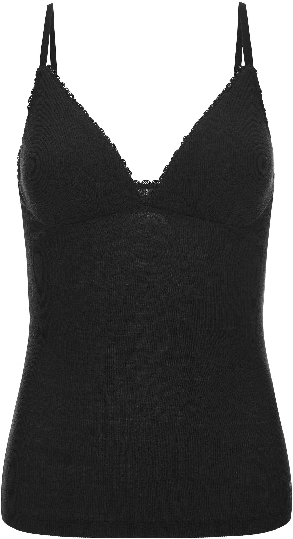 Super.natural Vivien Haut côtelé Femme, noir 3 Super.natural Vivien Haut côtelé Femme, noir