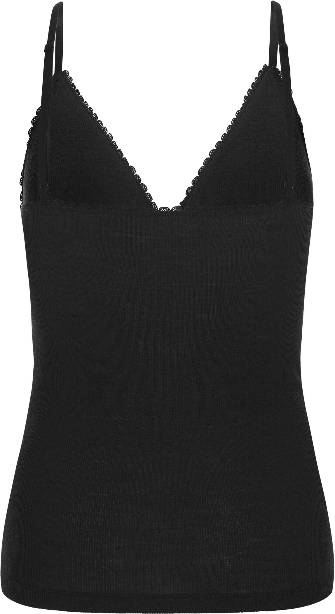 Super.natural Vivien Haut côtelé Femme, noir 4 Super.natural Vivien Haut côtelé Femme, noir – Image 2