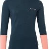 VAUDE Monviso Chemise à demi-zip en laine Femme, bleu -Sous-vêtements Soldes vaude monviso wool halfzip shirt women dark sea 1