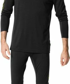 VAUDE Monviso T-Shirt en laine à manches longues Homme, noir -Sous-vêtements Soldes vaude monviso wool ls t shirt men black 5
