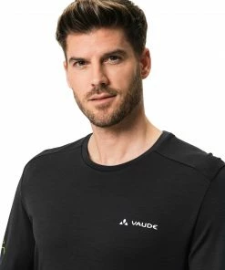 VAUDE Monviso T-Shirt en laine à manches longues Homme, noir -Sous-vêtements Soldes vaude monviso wool ls t shirt men black 6