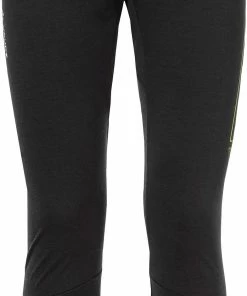 VAUDE Monviso Collants en laine Homme, noir