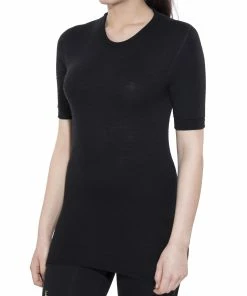 Woolpower 200 T-Shirt, noir -Sous-vêtements Soldes woolpower 200 alusvaatteet black 3 1