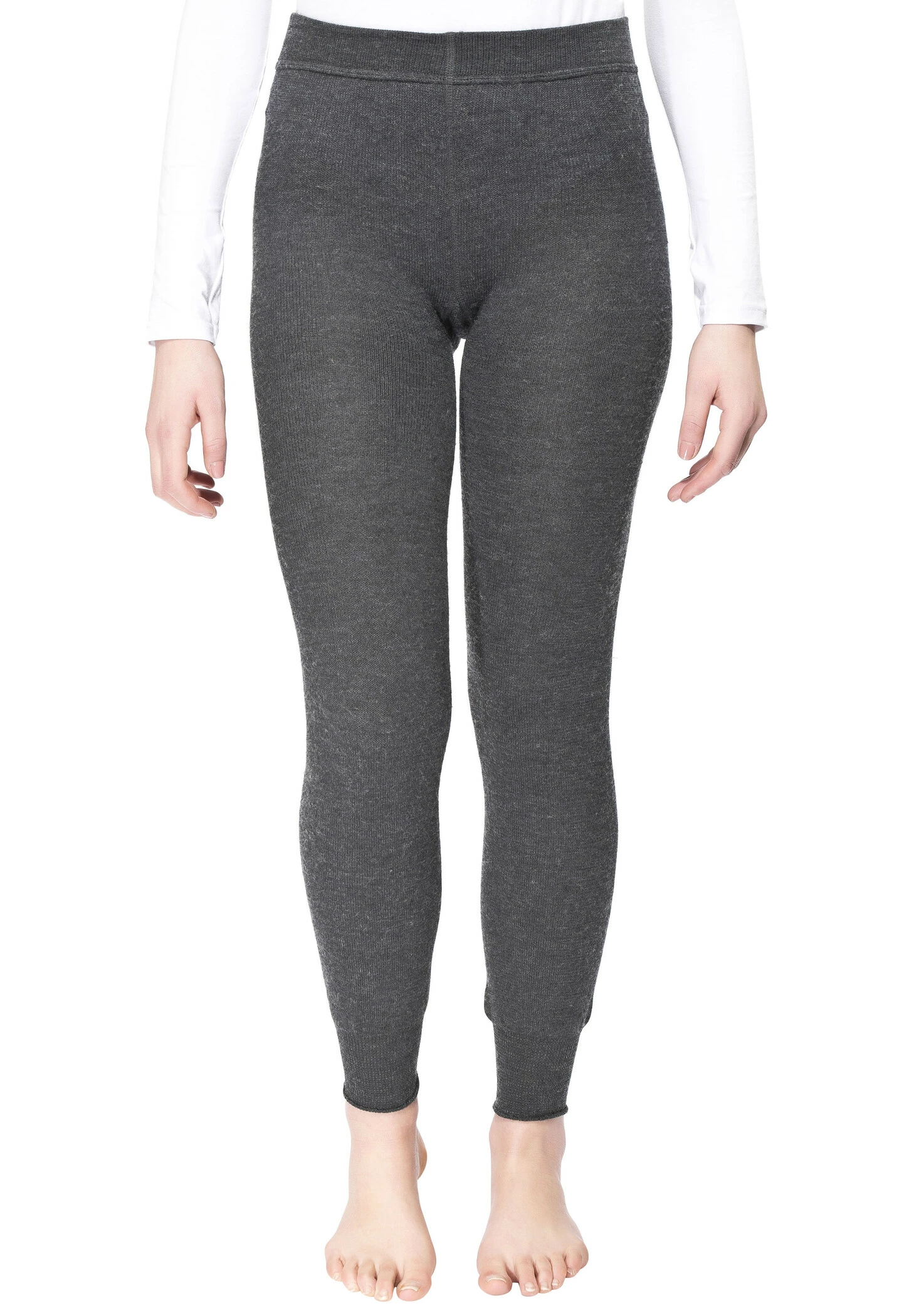 Woolpower 200 Leggings Johns, gris 4 Woolpower 200 Leggings Johns, gris – Image 3