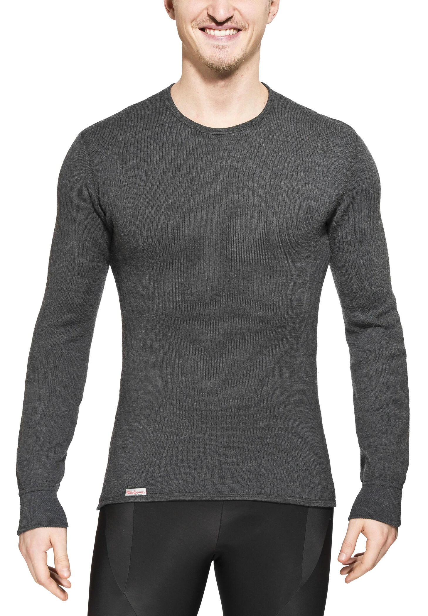 Woolpower 200 T-shirt manches longues à col ras-du-cou, olive 4 Woolpower 200 T-shirt manches longues à col ras-du-cou, olive – Image 2