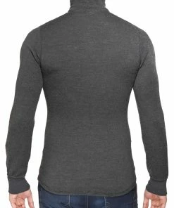 Woolpower 200 Zip Turtleneck, noir -Sous-vêtements Soldes woolpower 200 alusvaatteet grey 3