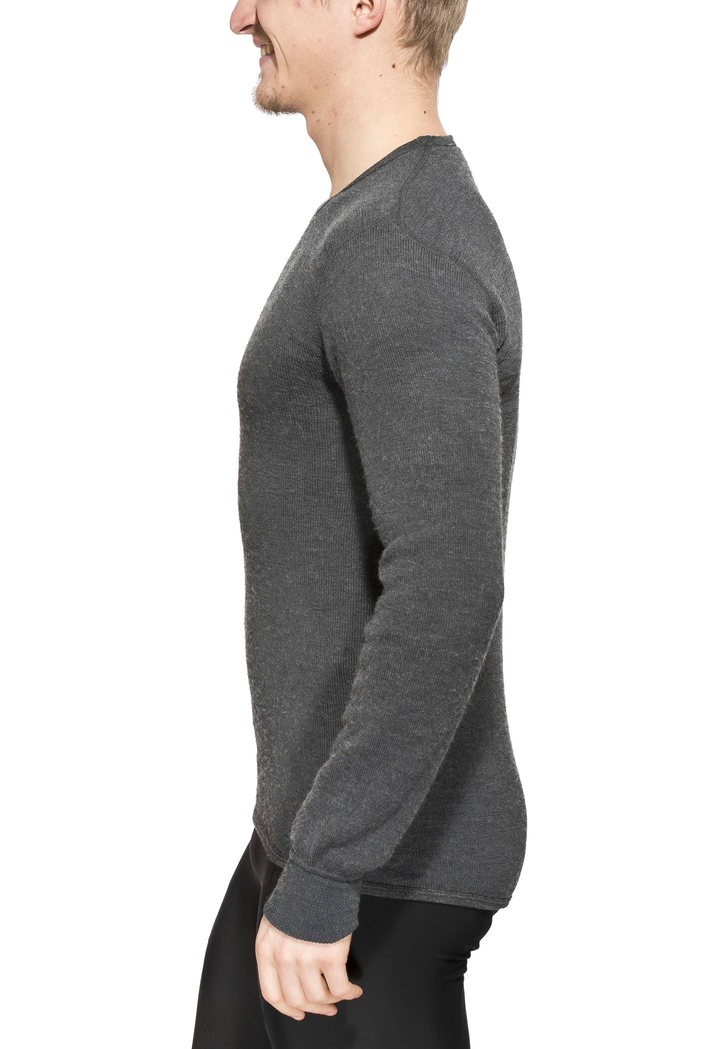 Woolpower 200 T-shirt manches longues à col ras-du-cou, olive 5 Woolpower 200 T-shirt manches longues à col ras-du-cou, olive – Image 3