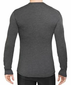 Woolpower 200 T-shirt manches longues à col ras-du-cou, bleu -Sous-vêtements Soldes woolpower 200 alusvaatteet grey 4 5