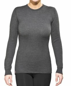 Woolpower 200 T-shirt manches longues à col ras-du-cou, olive 12 Woolpower 200 T-shirt manches longues à col ras-du-cou, olive -Sous-vêtements Soldes woolpower 200 alusvaatteet grey 5 9