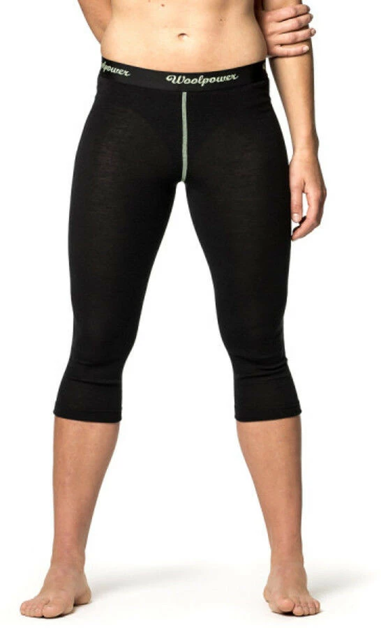 Woolpower Lite Caleçon long jambes 3/4 Femme, noir 4 Woolpower Lite Caleçon long jambes 3/4 Femme, noir – Image 2