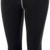 Woolpower Lite Caleçon long jambes 3/4 Femme, noir -Sous-vêtements Soldes woolpower lite 3 4 long johns women black 4