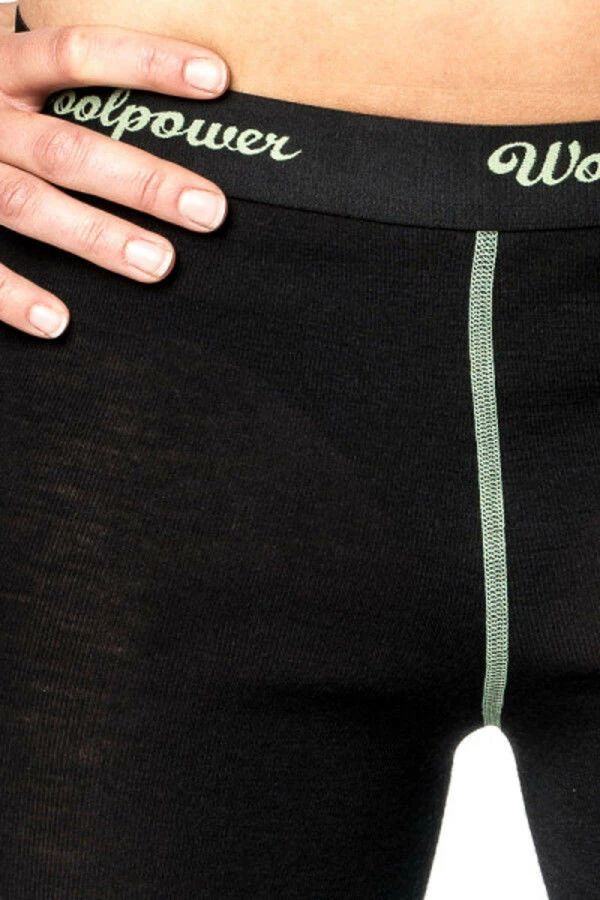 Woolpower Lite Caleçon long jambes 3/4 Femme, noir 7 Woolpower Lite Caleçon long jambes 3/4 Femme, noir – Image 5