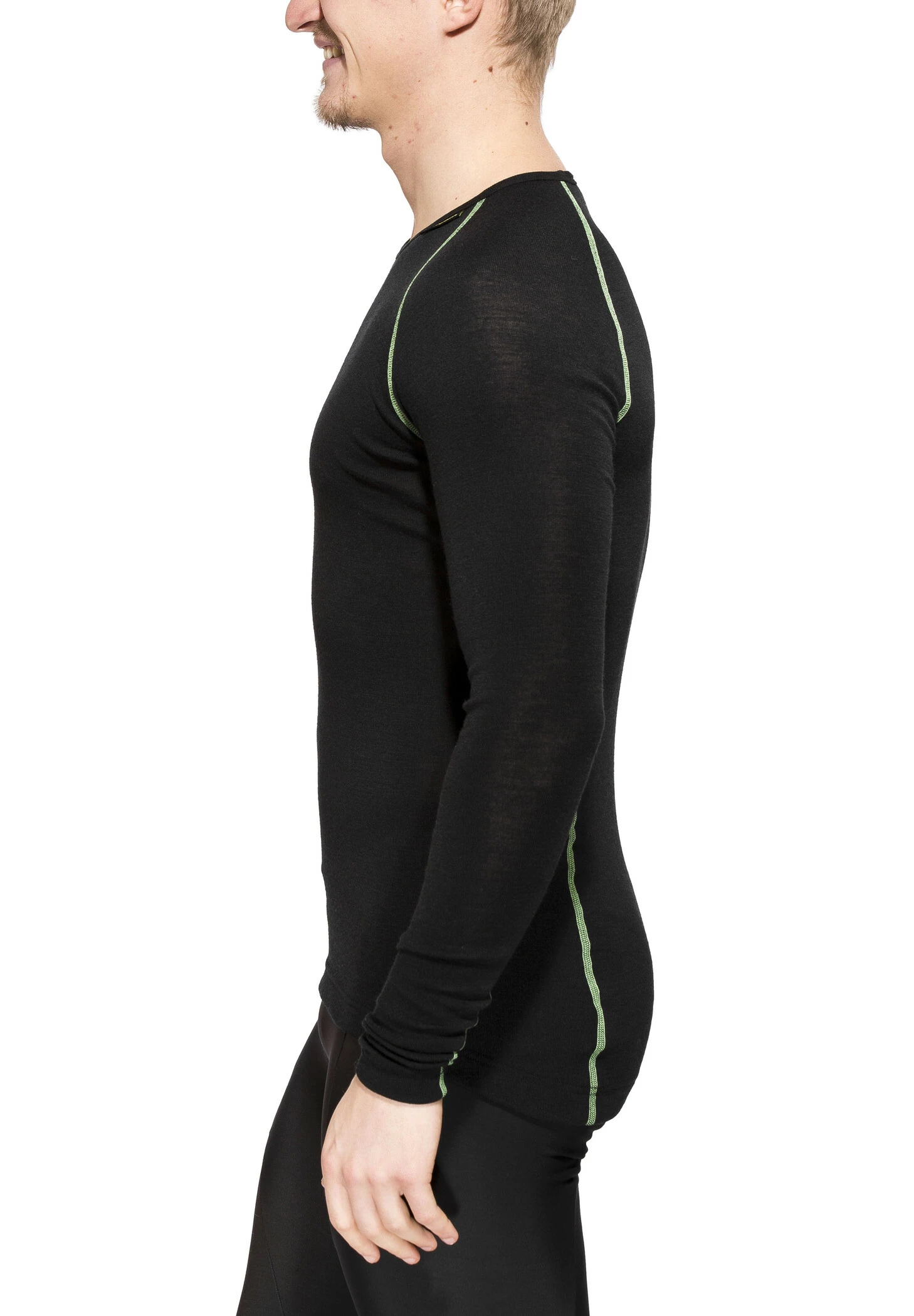 Woolpower Lite T-shirt manches longues à col ras-du-cou, noir 5 Woolpower Lite T-shirt manches longues à col ras-du-cou, noir – Image 3