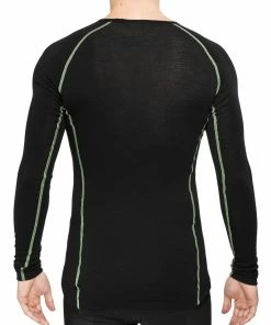 Woolpower Lite T-shirt manches longues à col ras-du-cou, noir 11 Woolpower Lite T-shirt manches longues à col ras-du-cou, noir -Sous-vêtements Soldes woolpower lite alusvaatteet black 3 2