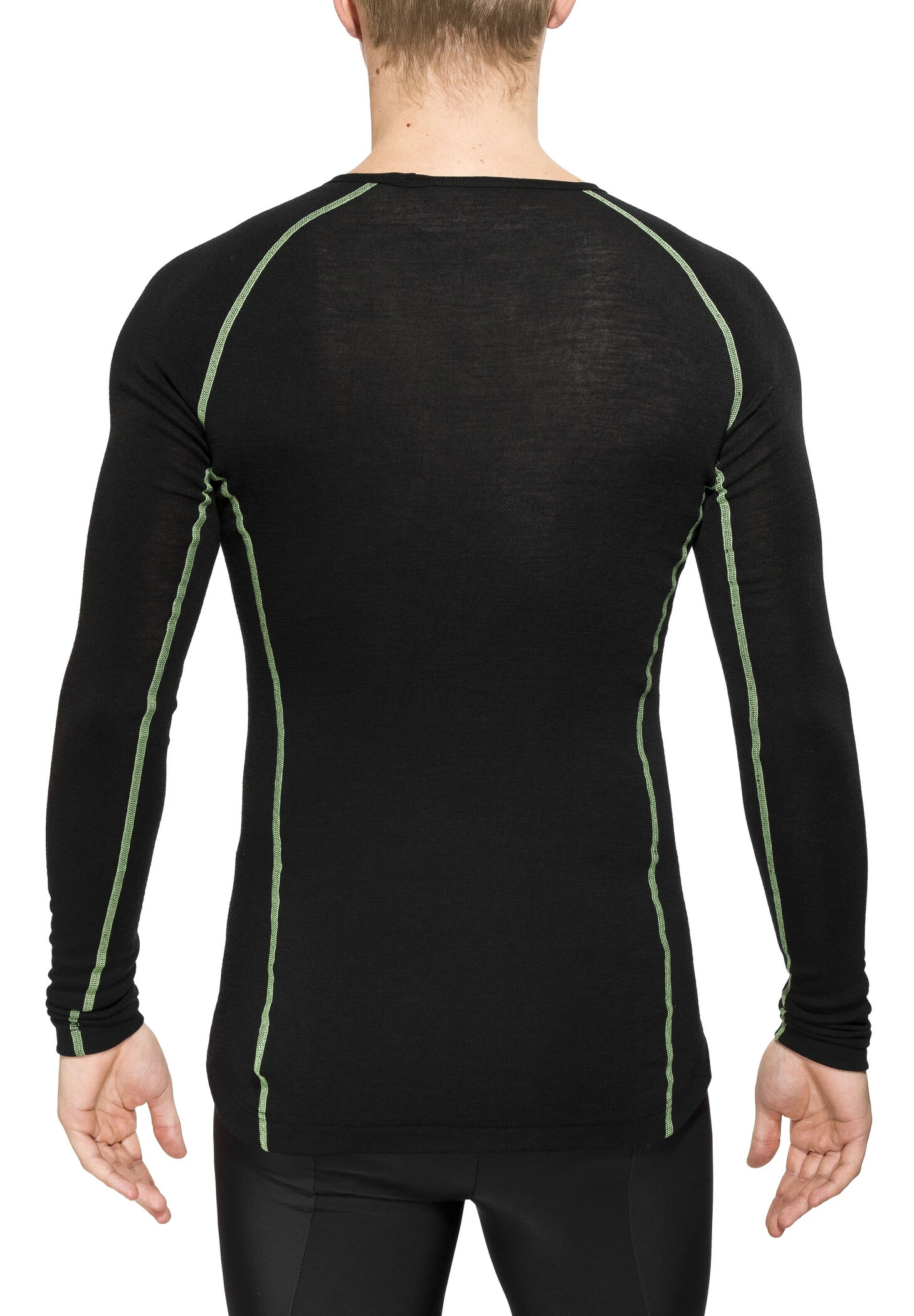 Woolpower Lite T-shirt manches longues à col ras-du-cou, noir 6 Woolpower Lite T-shirt manches longues à col ras-du-cou, noir – Image 4