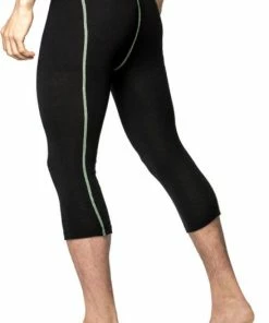 Woolpower Lite Caleçon long jambes 3/4 Homme, noir -Sous-vêtements Soldes woolpower lite alusvaatteet miehet black 2