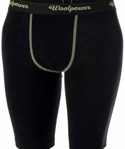 Woolpower Lite Culotte Xlong Homme, noir