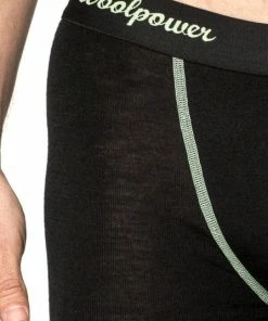 Woolpower Lite Caleçon long jambes 3/4 Homme, noir -Sous-vêtements Soldes woolpower lite alusvaatteet miehet black 5