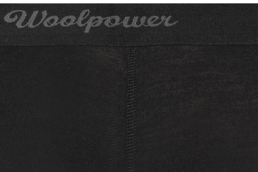 Woolpower Lite Leggings Johns Femme, noir 6 Woolpower Lite Leggings Johns Femme, noir – Image 4