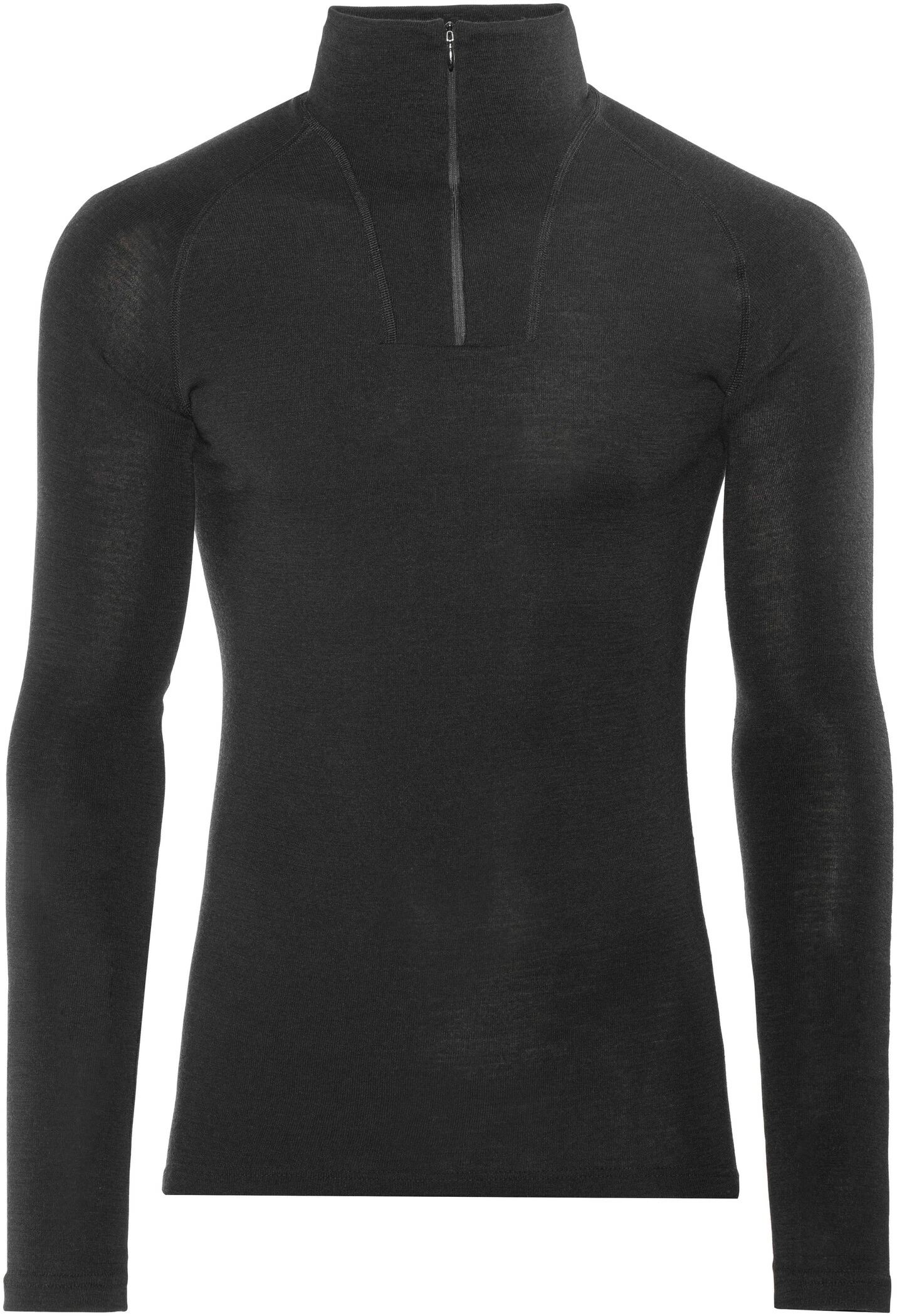 Woolpower Lite Sweat-shirt à col roulé avec demi-zip, noir 3 Woolpower Lite Sweat-shirt à col roulé avec demi-zip, noir